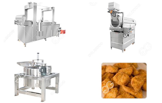 Continuous Chicken Nugget Fryer Machine|Meatball Frying Equipment