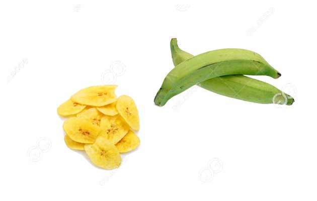 what is the process of production of plantain chips