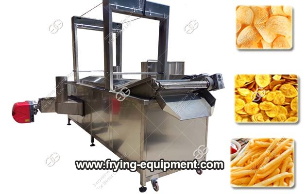 Continuous Frying Machine for Banana Chips