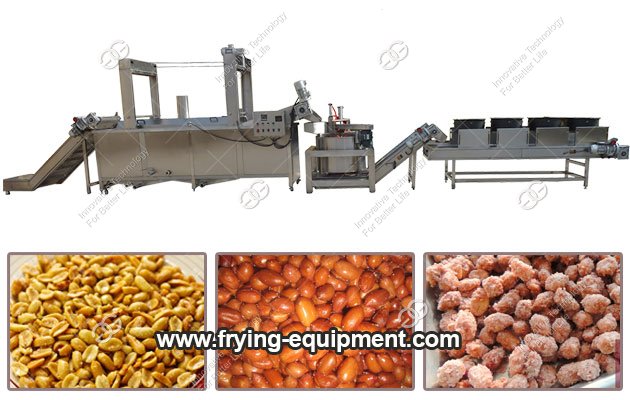 Continuous Broad Beans Frying Equipment