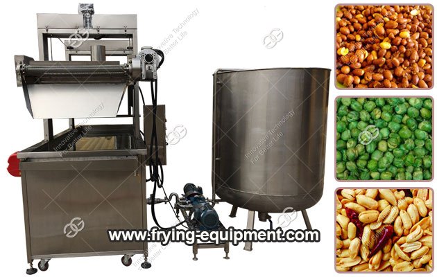 Continuous Peanut Fryer Machine