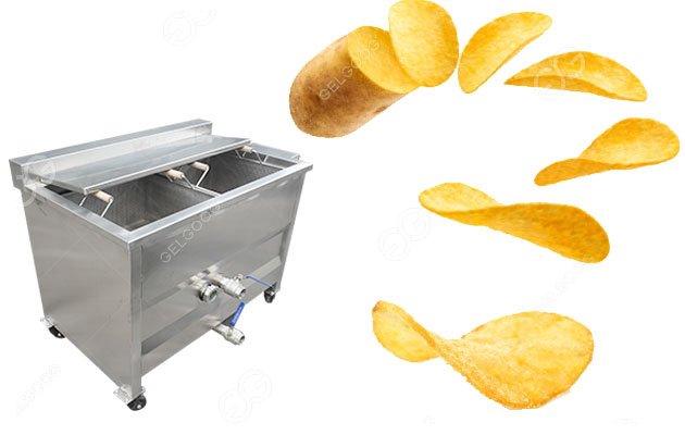 potato chips frying machine 