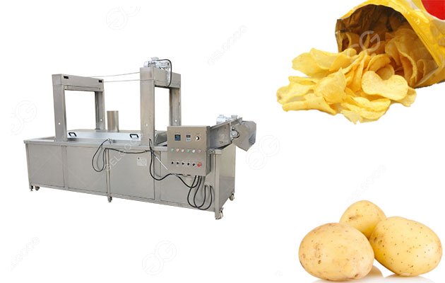 continuous potato chips making machine