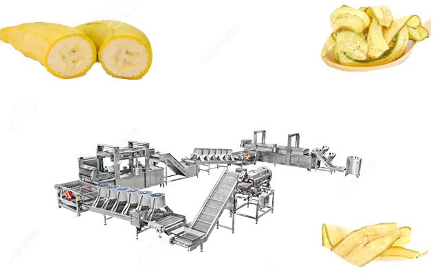 Small Scale Plantain Chips Making Production Machine 100kg/h 