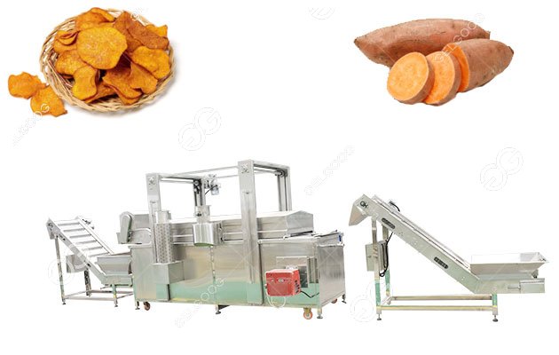 A Complete Line for Fried Potato Chips, High Automatic Degree