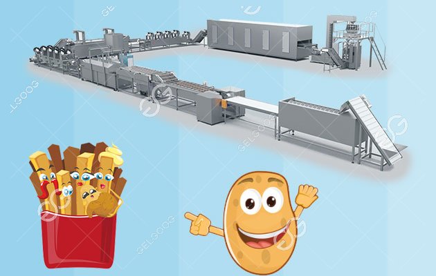 Automatic French Fries Production Line - French Fry Process Line Supplier