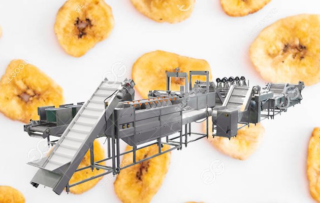 banana chips process flow